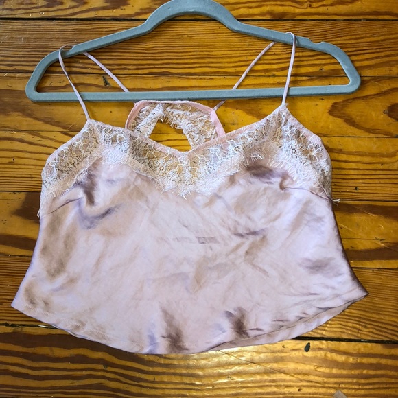 Free People Tops - Silk Crop Top